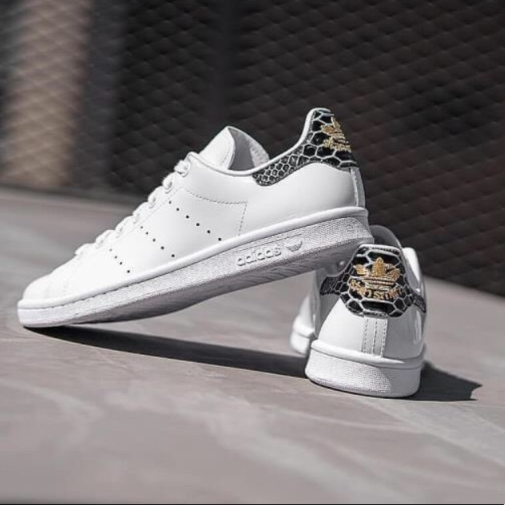 ADIDAS OG FV3422 SNAKESKIN STAN SMITH Shoes Size 6